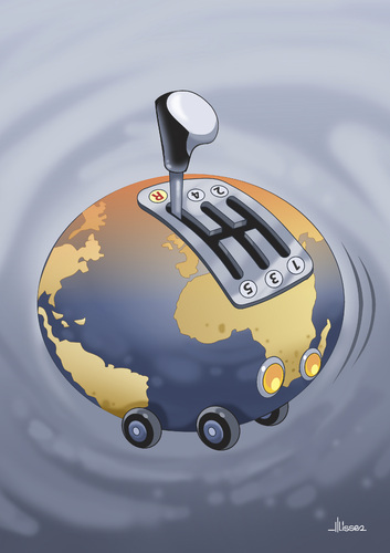 Cartoon: Regression WORLD (medium) by Ulisses-araujo tagged regression,world
