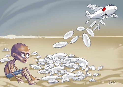 Cartoon: The Red Cross (medium) by Ulisses-araujo tagged cross,red,the