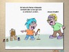 Cartoon: Braune Scheiße (small) by uruc-art tagged braun,scheiße,grün,blau,rot,kind,lehrer,junge,politik,multikulti,nazis,afd,pinsel,farbe,bunt