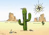 Cartoon: Donald Trump a cactus plant (small) by handren khoshnaw tagged donald,trump,cartoon,cactus,desert,racist,handren,khoshnaw