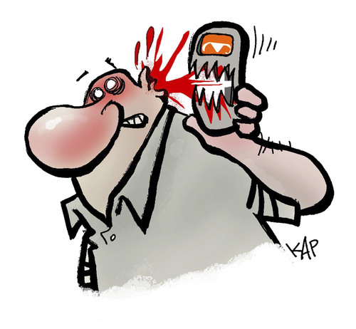 Cartoon: canibale phone (medium) by kap tagged phone,commnication,telefono,handy,telefon,mobiltelefon,telefonieren,kommunikation,telekommunikation