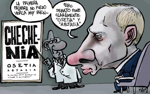Putin en el oculista