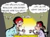 Cartoon: besuch zu später stunde (small) by sam tagged caracter,beziehung,bunt,cartoon,frau,mann,home,kinder,man,woman