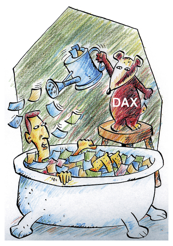 Cartoon: DAX (medium) by astaltoons tagged 