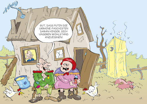 Cartoon: Wahlheimat (medium) by astaltoons tagged putin,ukraine,krieg,russen,putin,ukraine,krieg,russen