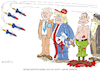 Cartoon: Waffen-Test (small) by astaltoons tagged trump,putin,netanjahu,ajatollah,krieg,iran