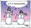 Cartoon: Blues Brothers Snowmen (small) by JohnBellArt tagged blues brothers jake elwood soul snowman sing music dance song