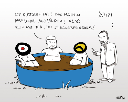Cartoon: AfD Sachsen Anhalt (medium) by INovumI tagged afd,sa,roi,poggenburg,ib,npd