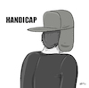 Cartoon: Handicap (small) by INovumI tagged handicap,basecap,cap,cappy,mütze,schirmmütze,hut