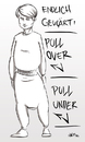 Cartoon: Pullover Pullunder (small) by INovumI tagged pullover,pullunder