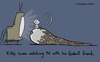Cartoon: Watchin TV (small) by sebreg tagged eyeball,television,cat,silly,humor