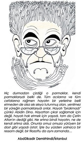 Cartoon: abidin dino (medium) by demirhindi tagged abidin,dino