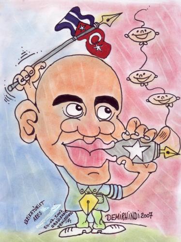 Cartoon: portre (medium) by demirhindi tagged cartoon