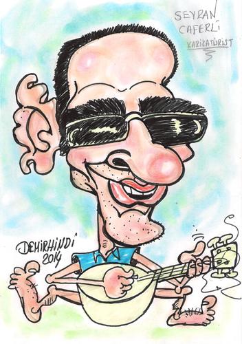 Cartoon: portre karikatür (medium) by demirhindi tagged caferli,seyran,karikatürist,portre