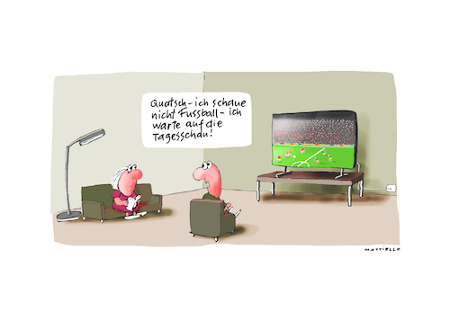 Cartoon: Sport und TV (medium) by Mattiello tagged fussball,europameisterschaft,europa,sport,tv,fernsehen,fussball,europameisterschaft,europa,sport,tv,fernsehen
