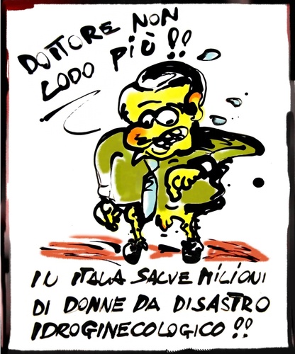 Cartoon: lodo Berlusconi (medium) by yalisanda tagged lodo,alfano,berlusconi,iitaly,government,crise,global,satira,donne,emancipazione,disastro,idrogeologico,politica,immunita