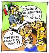 Cartoon: Berlusca e il suo impero (small) by yalisanda tagged berlusca,impero,ladri,debiti,italiani