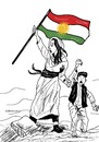 Cartoon: Kurd (small) by Mohamad Altamimi tagged kurd,freedom,syria,war