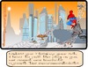 Cartoon: Superhero and environmetalist (small) by loybart tagged superhero,environment,spider,man,philippines,lawyer,ubuntu
