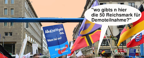 Cartoon: berlin (medium) by ab tagged demo,berlin,afd,geld