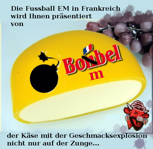 Cartoon: Bombe l (medium) by ab tagged em,frankreich,käse