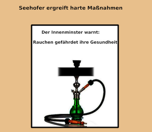 Cartoon: hanau (medium) by ab tagged hanau,deutschland,terror,innenminister,rechts,faschismus,nazis,mord