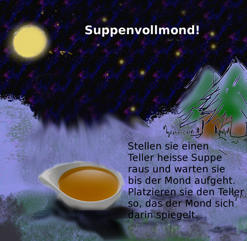 Cartoon: S-Mond (medium) by ab tagged vollmond,suppe