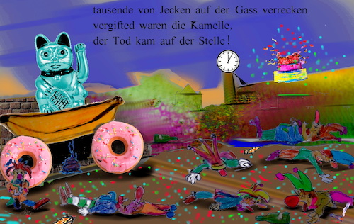 Cartoon: schlacht am rhein (medium) by ab tagged karneval