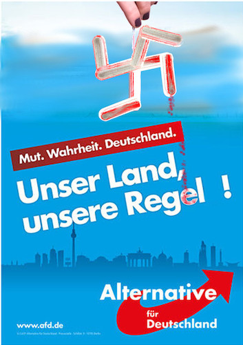 Cartoon: wahlplakate (medium) by ab tagged wahl,plakate,werbung,afd,deutschland