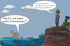Cartoon: urlaub an der see (small) by ab tagged urlaub,meer,see,schwimmen,nicht,touristen,einheimische