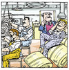 Cartoon: fabrika (small) by pisko tagged isciler