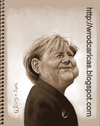 Cartoon: Angela Merkel (small) by WROD tagged angela,merkel,german,chancellor