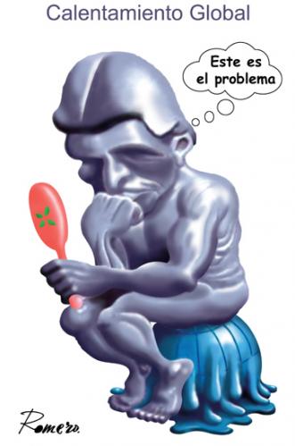 Cartoon: CALENTAMIENTO GLOBAL (medium) by Romero tagged cultura,humor,politica
