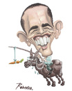 Cartoon: Barack Obama cabalga (small) by Romero tagged obama,barack,art,caricature,crisis,man,politics,portrait,usa