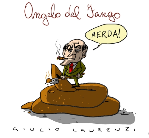 Cartoon: Angelo Del Fango (medium) by Giulio Laurenzi tagged angelo,del,fango