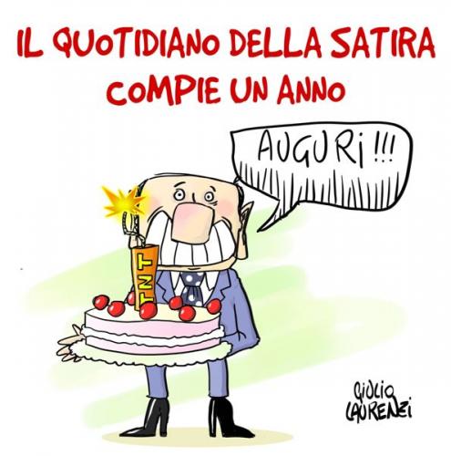Cartoon: Compleanno (medium) by Giulio Laurenzi tagged compleanno