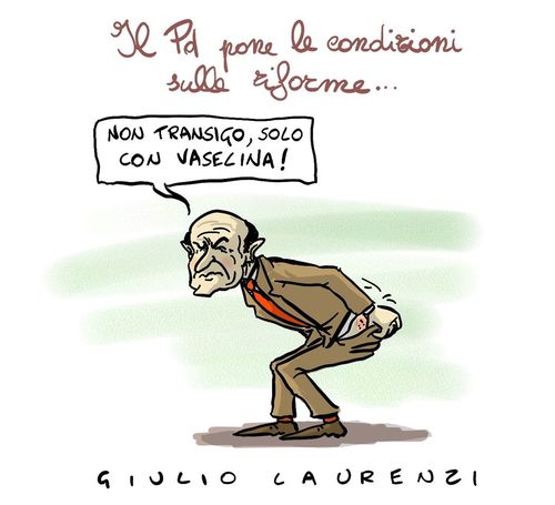 Cartoon: Condizioni (medium) by Giulio Laurenzi tagged condizioni