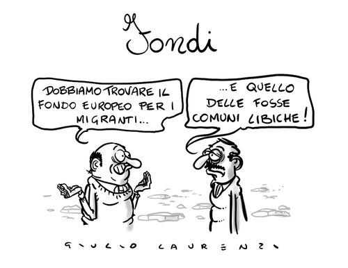 Cartoon: Fondi (medium) by Giulio Laurenzi tagged fondi