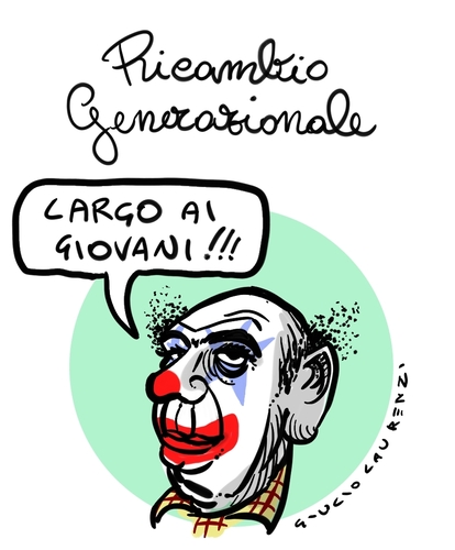 Cartoon: Largo ai Giovani (medium) by Giulio Laurenzi tagged largo,ai,giovani