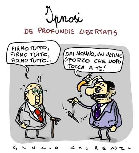 Cartoon: Libertatis (medium) by Giulio Laurenzi tagged libertatis