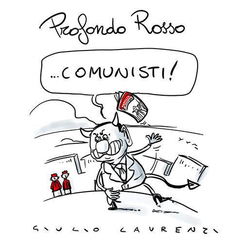 Cartoon: Profondo Rosso (medium) by Giulio Laurenzi tagged profondo,rosso,berlusconi