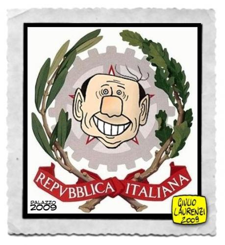 Cartoon: Repubblica Berlusconiana (medium) by Giulio Laurenzi tagged berlusconi