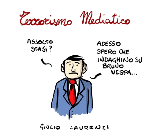 Cartoon: Terrorismo Mediatico (medium) by Giulio Laurenzi tagged terrorismo,mediatico