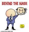 Cartoon: Behind the Mask (small) by Giulio Laurenzi tagged berlusconi