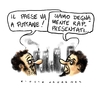 Cartoon: Ma non doveva (small) by Giulio Laurenzi tagged italy