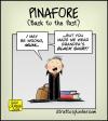 Cartoon: Pinafore (small) by Giulio Laurenzi tagged politics
