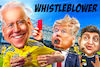 Cartoon: Whistleblower Ukraine Biden (small) by Bart van Leeuwen tagged whistleblower,ukraine,joe,biden,trump,whistleblowergate,ukrainegate,zelensky