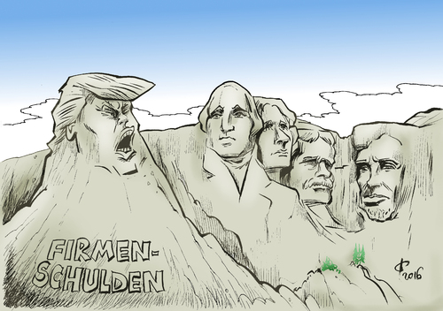 Cartoon: Schuldenberg (medium) by Paolo Calleri tagged usa,wahlkampf,praesidentschaft,kandidat,republikaner,unternehmer,vermoegen,firmen,schulden,bericht,new,york,times,reichtum,mount,rushmore,memorial,karikatur,cartoon,paolo,calleri,usa,wahlkampf,praesidentschaft,kandidat,republikaner,unternehmer,vermoegen,firmen,schulden,bericht,new,york,times,reichtum,mount,rushmore,memorial,karikatur,cartoon,paolo,calleri