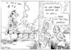 Cartoon: Burning Rome (small) by Paolo Calleri tagged italien rom ministerpraesident silvio berlusconi misstrauensvotum abgeordnetenkammer senat ausschreitungen eskalation autonome