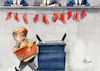 Cartoon: Letzte Kanzlerrede (small) by Paolo Calleri tagged deutschland,bundetag,parlament,parteien,union,cdu,bundeskanzlerin,angela,merkel,bundestagswahl,rede,linksbuendnis,schreckgespenst,rote,socken,wirtschaft,gesellschaft,arbeit,soziales,kanzlerschaft,karikatur,cartoon,paolo,calleri
